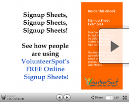 Sign Up Sheets